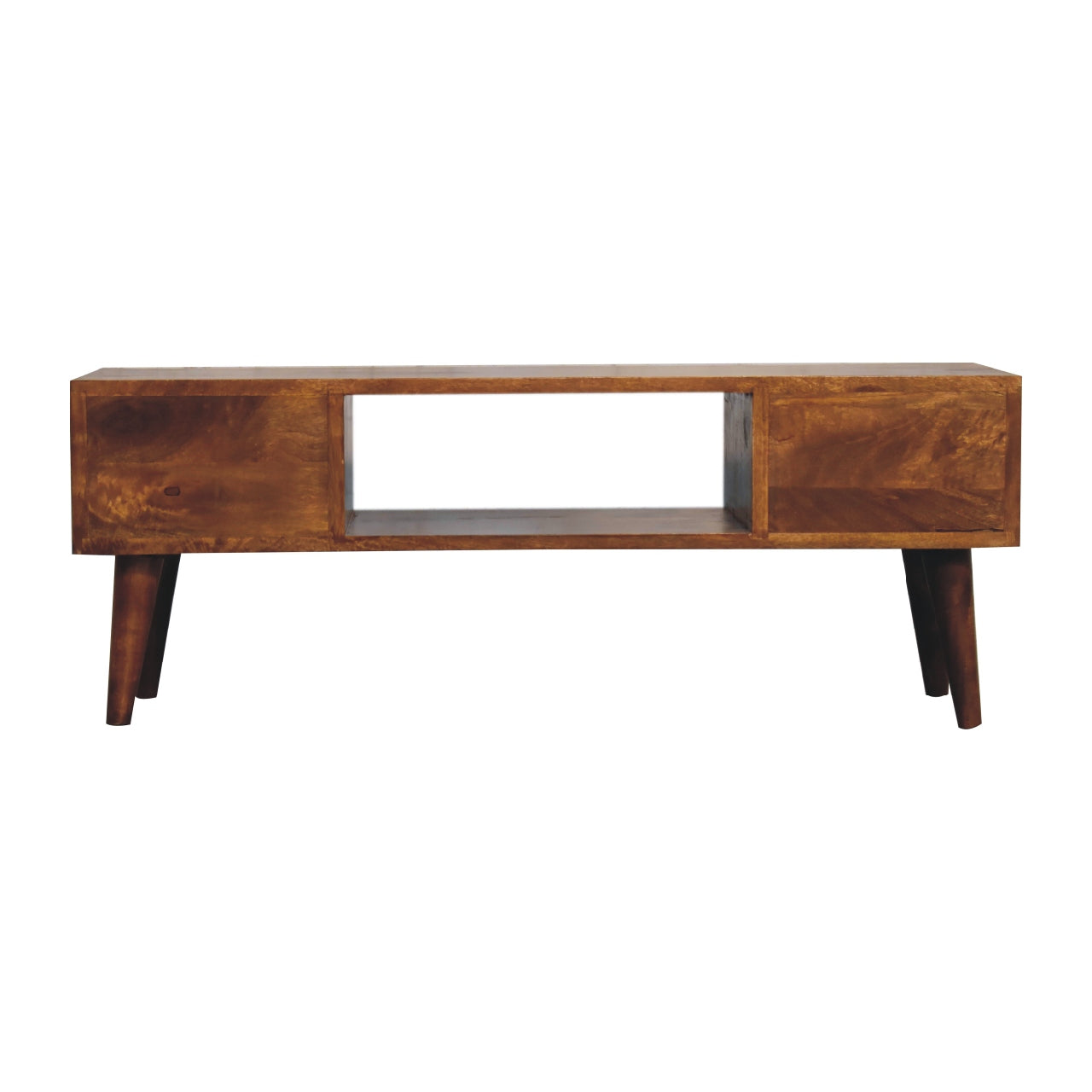 Rustic Chestnut TV Media Stand