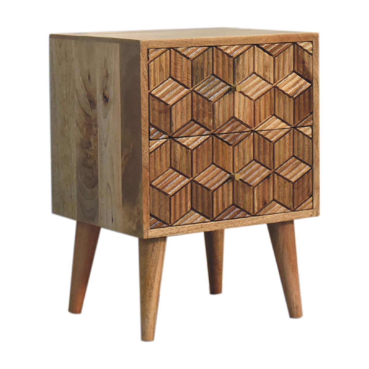 Cubana Chestnut Bedside Table