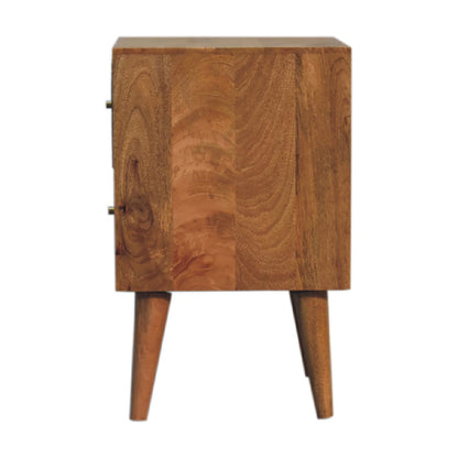 Cubana Chestnut Bedside Table