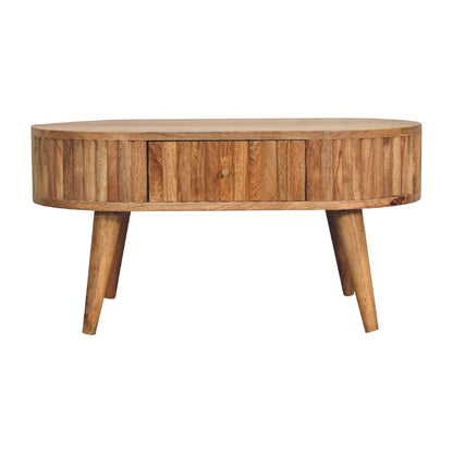 Chic Stripe Oak-ish Coffee Table