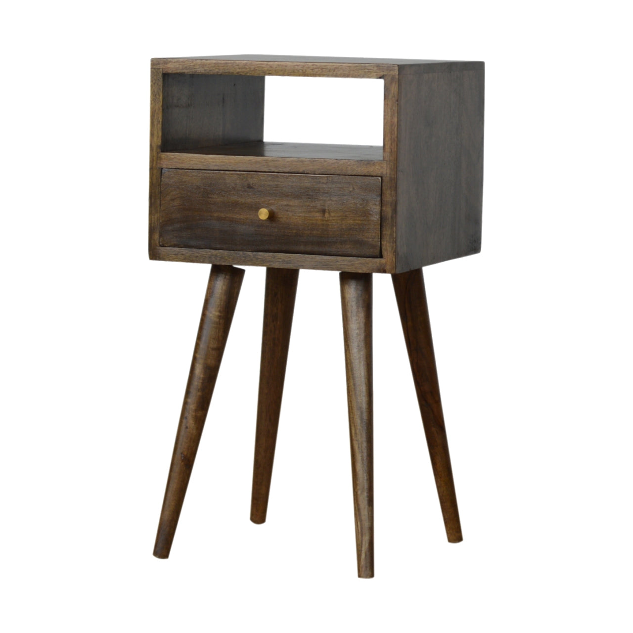 Mini Grey Washed Bedside Table