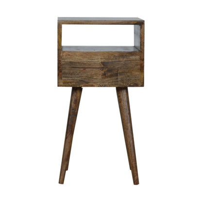 Mini Grey Washed Bedside Table