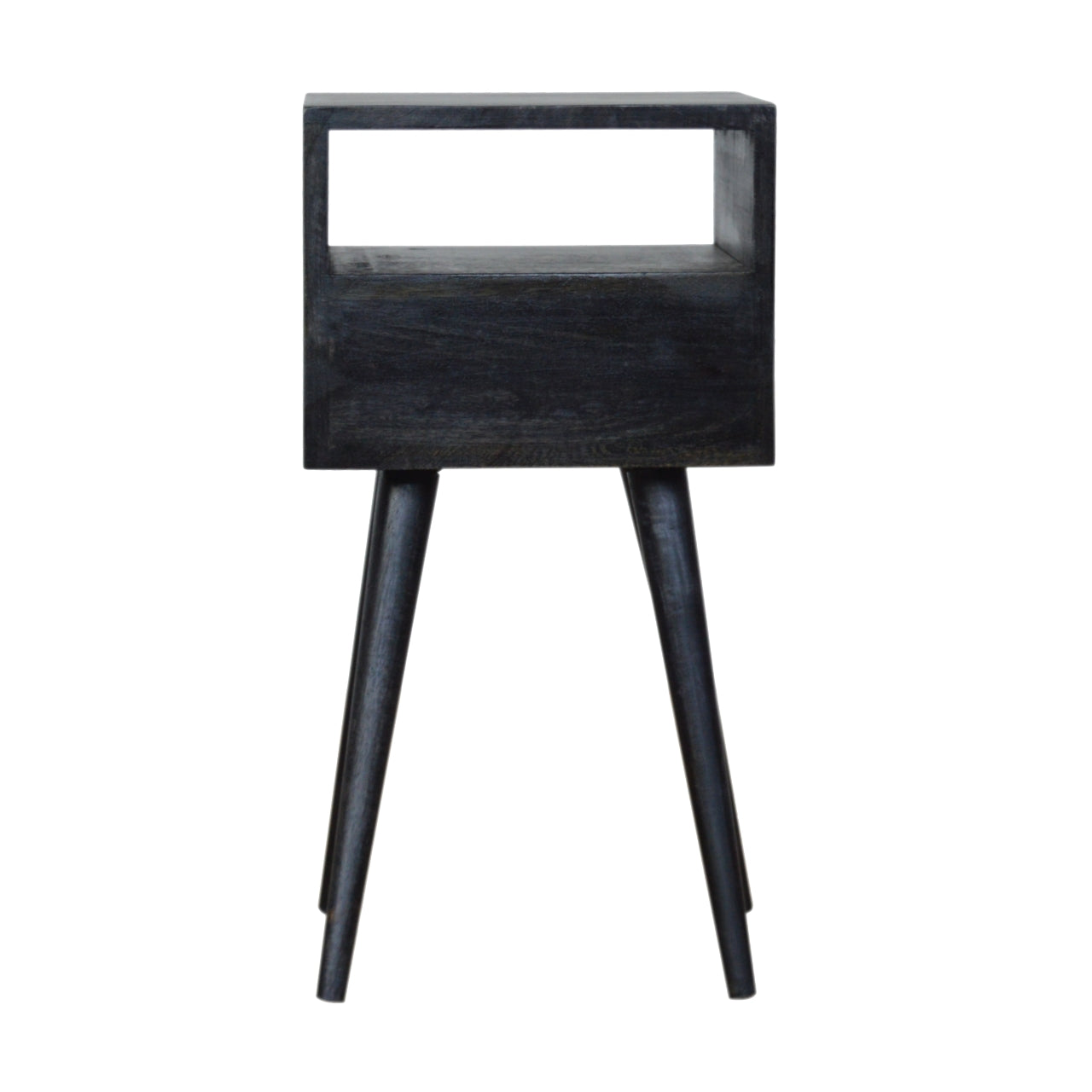 Mini Ash Black Bedside Table